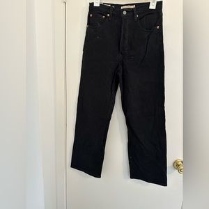 Levi’s ribcage straight ankle jeans